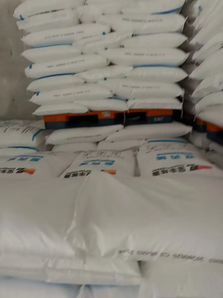 Palletized PP resin bags